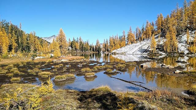 the tarn we camped by