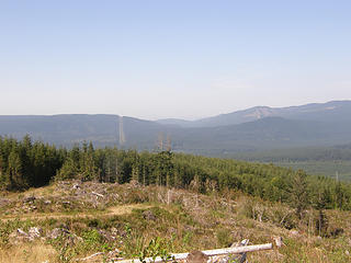 Taylor/Lookout mtn/Rattlesnake from clearcut on McDonald road.