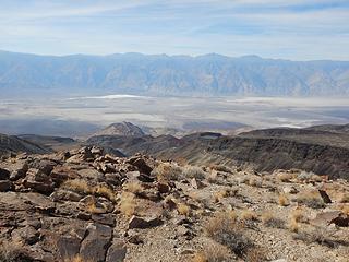 Saline dry lake and Inyos Range