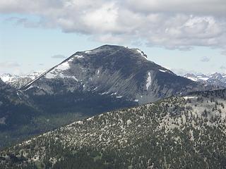 Oval Peak and Scaffold Ridge running North.