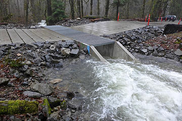 Functioning water crossing on 11/25/2014