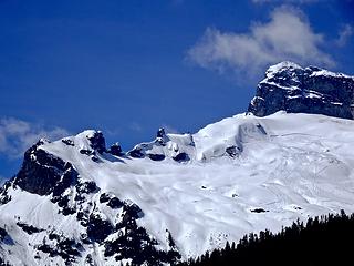 Fresh avalanches on Sloan Peak